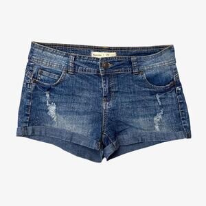 Bluenotes low rise blue denim shorts - size 29